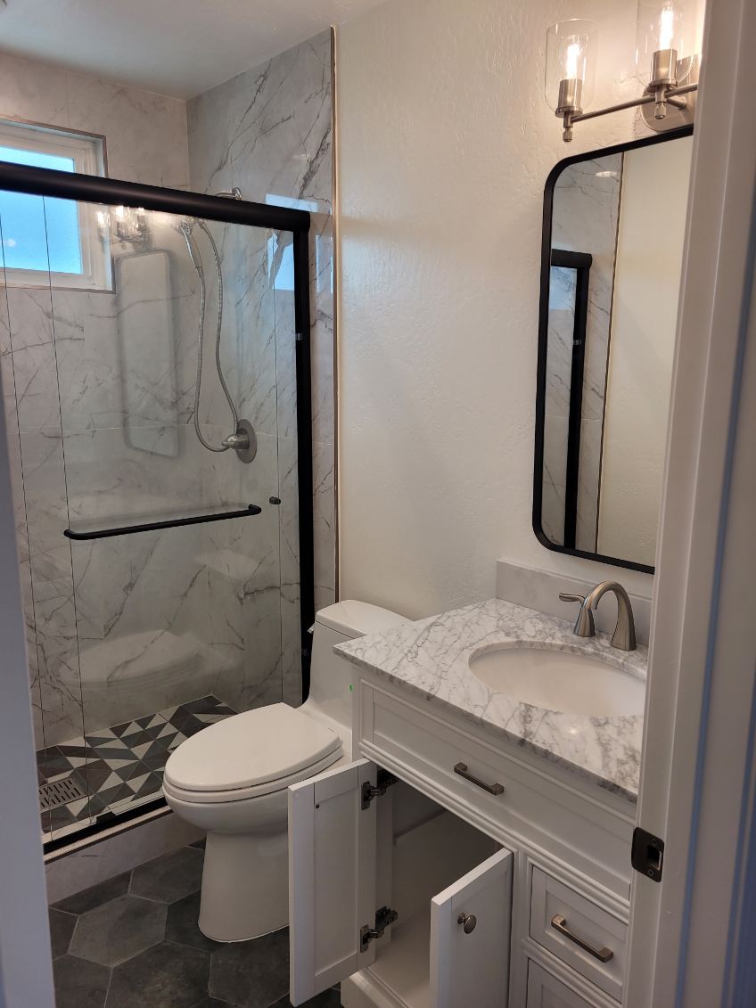 Bathroom remodeled by Kevin's Handyman in San Jose, CA
