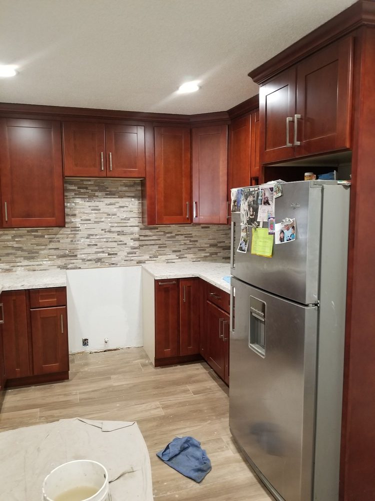 In-progress kitchen remodel by Kevin's Handyman in San Jose