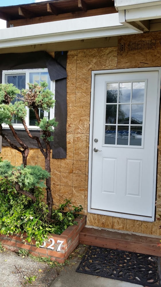 New front door installed on San Jose house by Kevin's Handyman